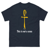 T-shirt Ankh – seconda vista con simbolo egizio della vita